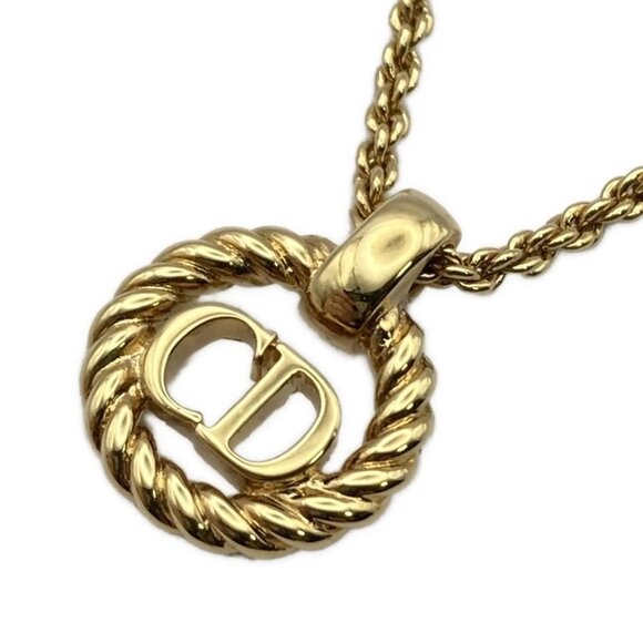 DIOR/ChristianDior - Gold Hardware Necklace 177-050125 - Picture 1 of 4